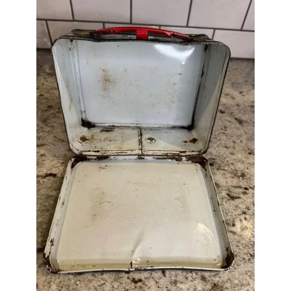 Vintage 1977 Star Wars Metal Lunchbox King-Seeley Thermos Darth Vader Luke Leia - Picture 9 of 9